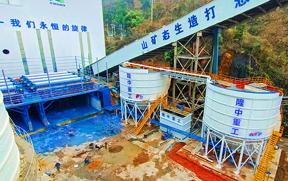 EPC總包 |九江時產800噸機製砂生產線配置現場